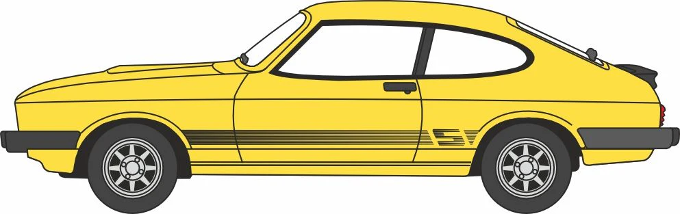 Ford Capri MkIII Jasmine Yellow