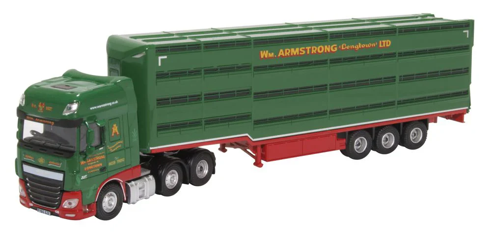 76DXF003 DAF XF William Armstrong Houghton Parkhouse Livestock Trailer