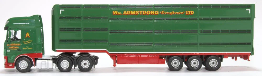 76DXF003 DAF XF William Armstrong Houghton Parkhouse Livestock Trailer - Image 3