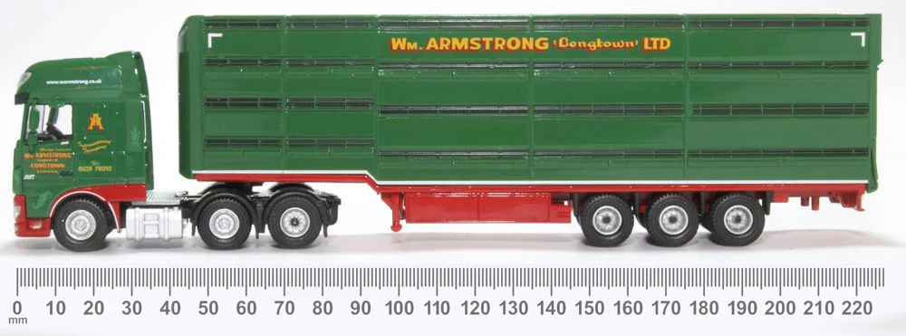 76DXF003 DAF XF William Armstrong Houghton Parkhouse Livestock Trailer - Image 6