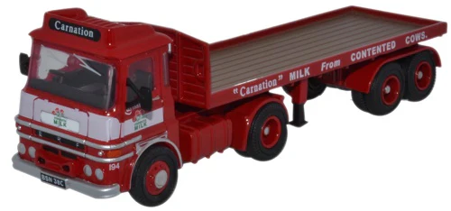 ERF LV Flatbed Trailer Carnation