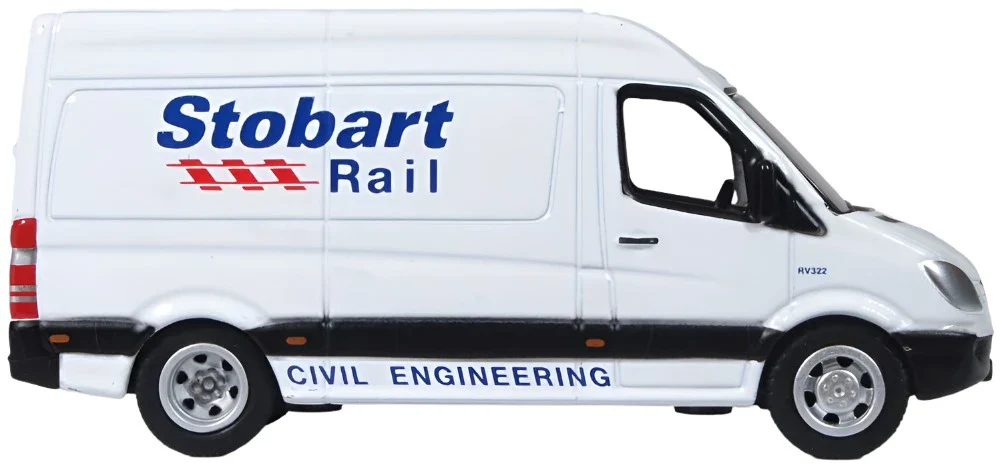 76MSV002 Mercedes Sprinter Van Stobart Rail - Image 5