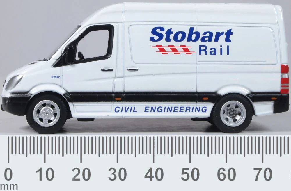 76MSV002 Mercedes Sprinter Van Stobart Rail - Image 6
