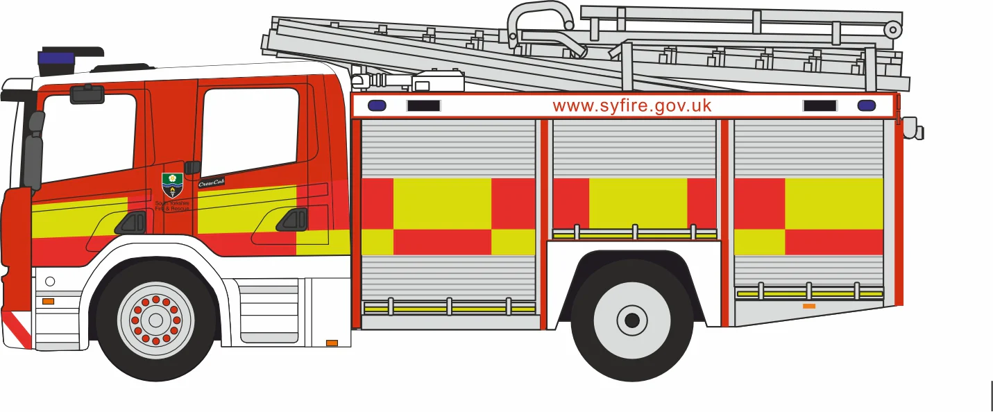 Scania CP31 Pump Ladder South Yorkshire Fire & Rescue Service