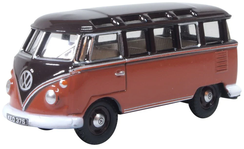 76VWS012 Volkswagen Split Screen T1 Samba Bus Sealing Wax Red/Brown