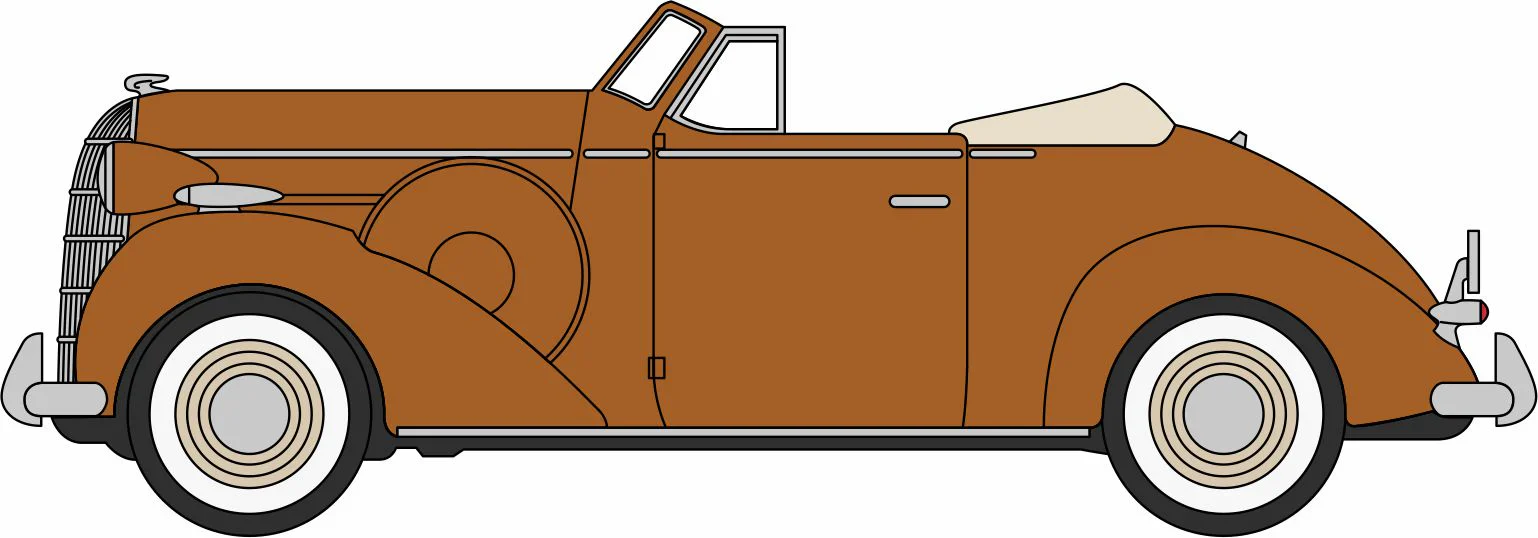 1936 Buick Special Convertible Coupe Bengal Brown Metallic