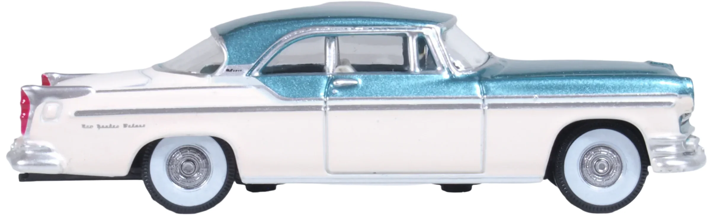 87CNY55004 1955 Chrysler New Yorker Deluxe Coupe Green/Platinum - Image 3