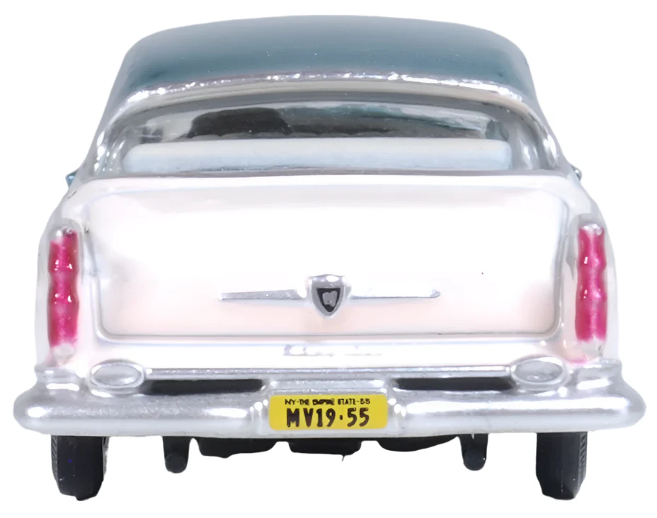87CNY55004 1955 Chrysler New Yorker Deluxe Coupe Green/Platinum - Image 4