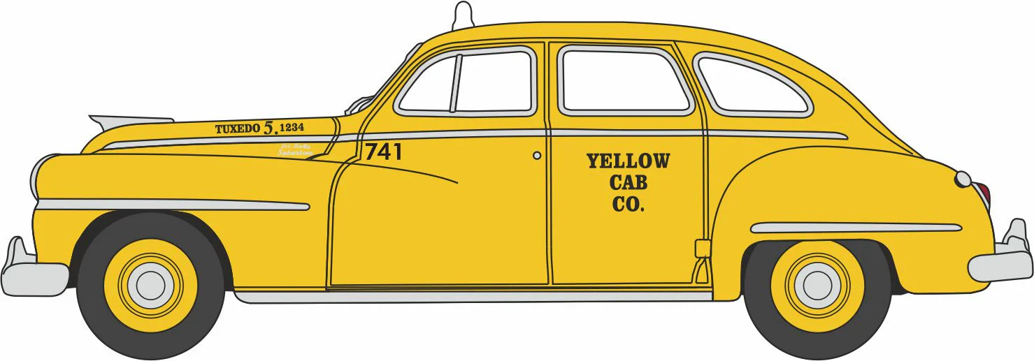 1946/48 Desoto Suburban San Francisco Taxi