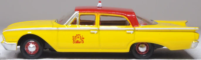 87FF60003 1960 Ford Fairline Sedan NYC Taxi - Image 3