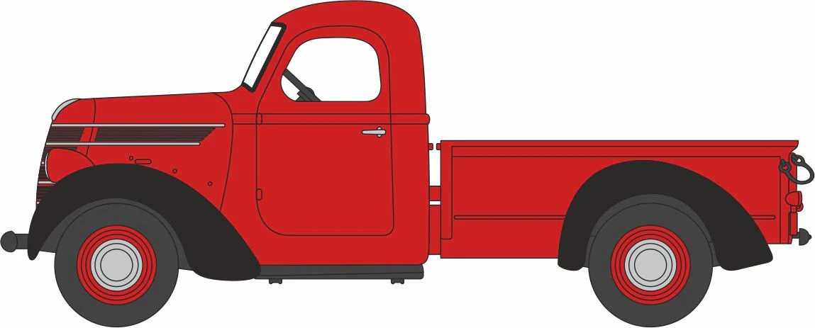 1937/40 International D-2 Red/Black