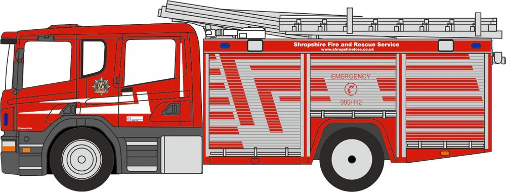 Scania Pump Ladder Shropshire Fire & Rescue Service