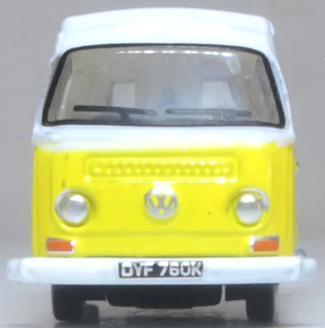 NVW016 VW T2 Bay Window Camper Saturn Yellow/White - Image 4