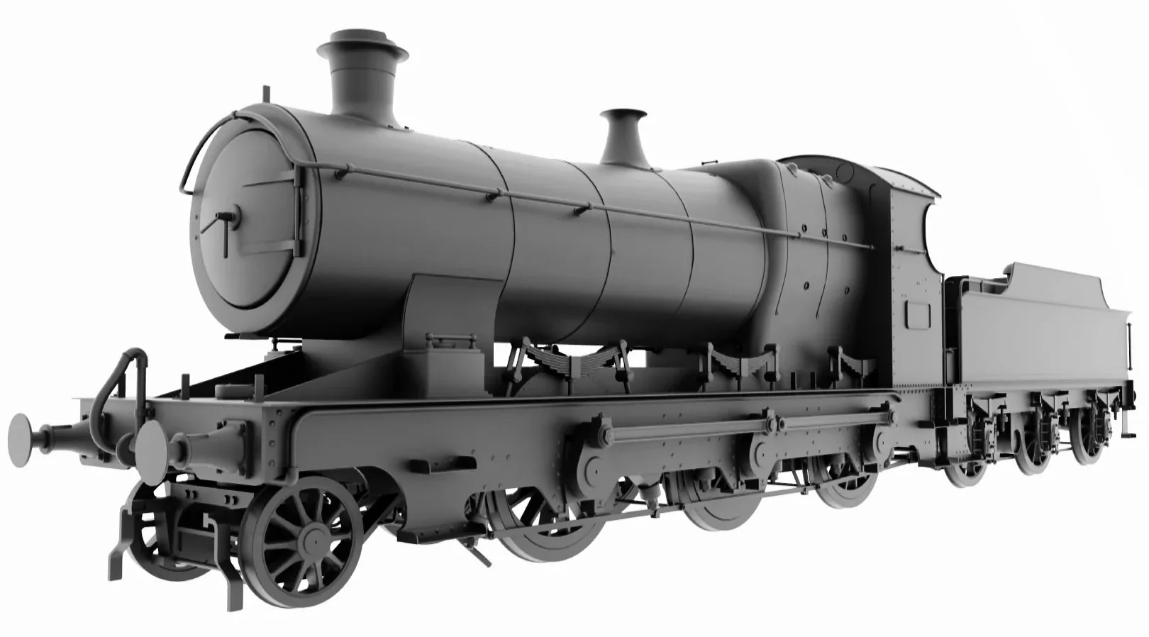 GWR 2-6-0 2600 Aberdare BR Patched GWR Black 2667 Steam Locomotive