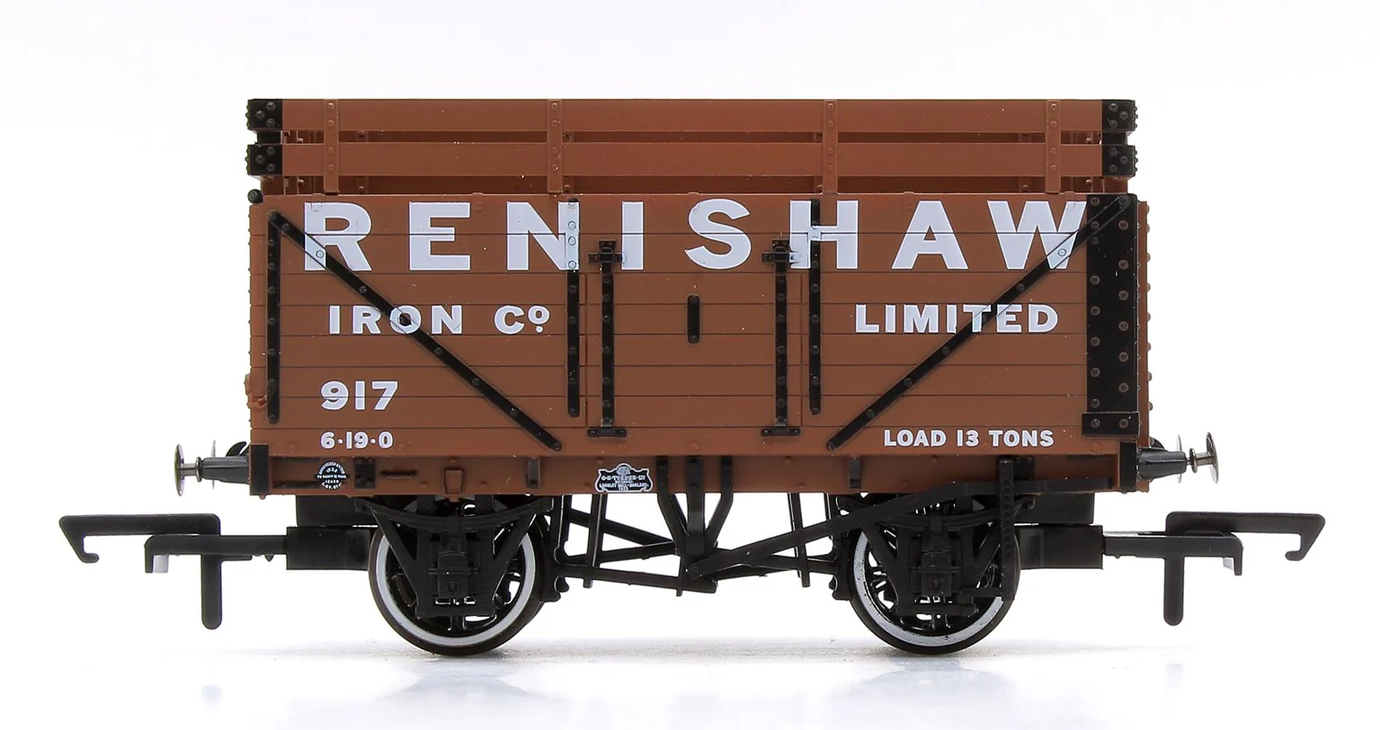Pre-Owned 7 Plank Mineral Wagon - Renishaw Iron Co 917 (2 Coke Rails) No.917 - Image 3