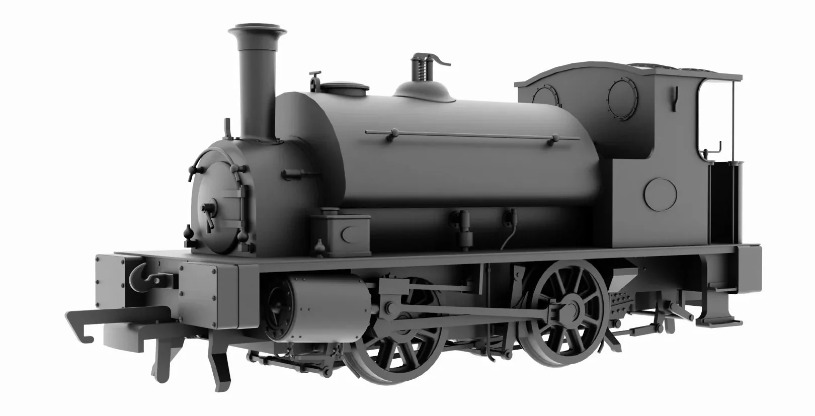 CR Class 264/611 BR Early Crest Plain Black 56035 Steam Locomotive - Image 2
