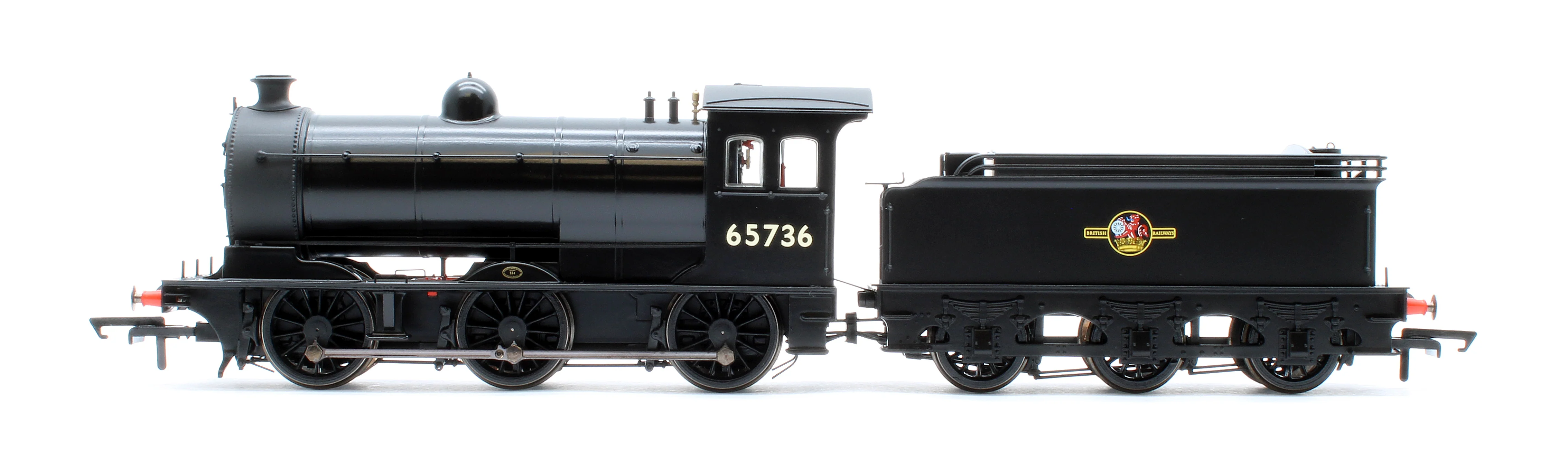 OR76J26003 Class J26 BR Black (Late) 0-6-0 Steam Locomotive No.65736 - Image 4