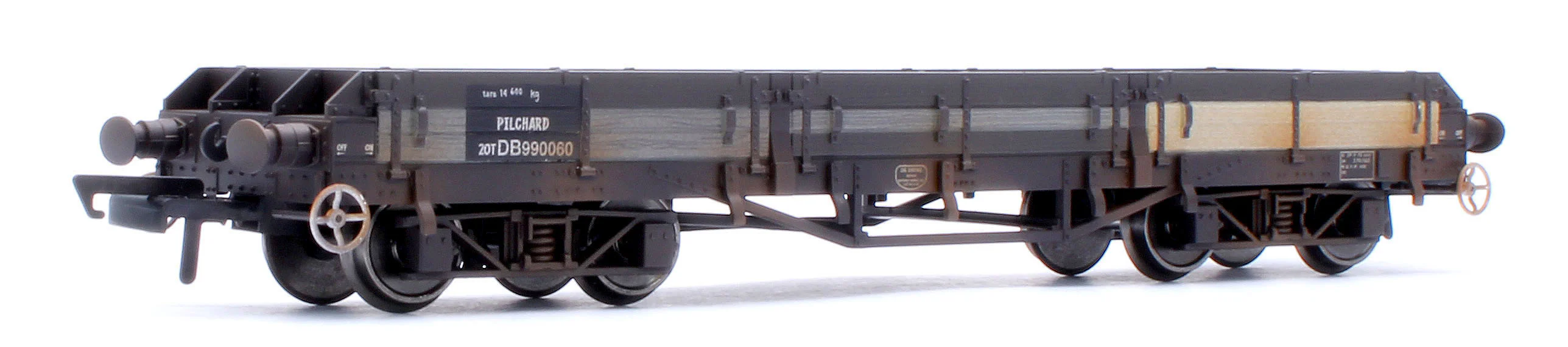OR76PIL005AW Pilchard Wagon - BR DB990060 - Weathered