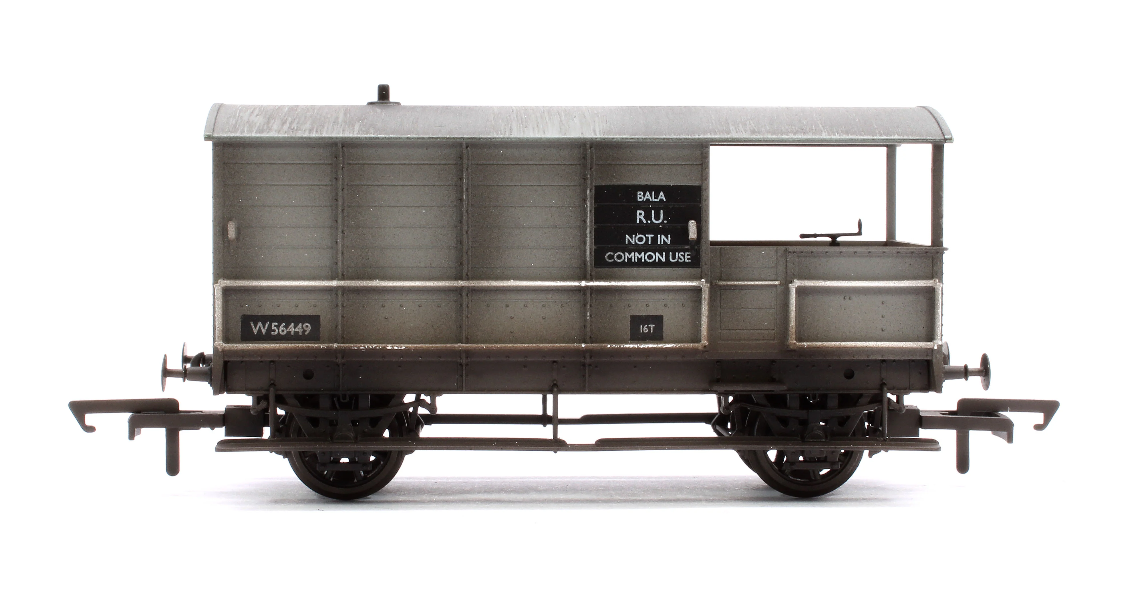 OR76TOB004W Toad Brake Van BR Toad 4 Wheel Bala 56449 - Weathererd - Image 2