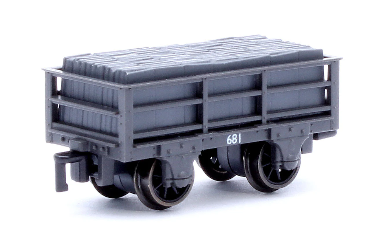2T Ffestiniog Railway Welsh Slate Wagon Dark Grey Triple Pack - Image 5