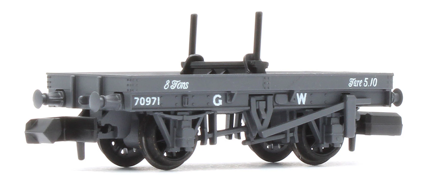 NR1150W 4 Wheel GWR Bolster Wagon Twin Pack - Image 2