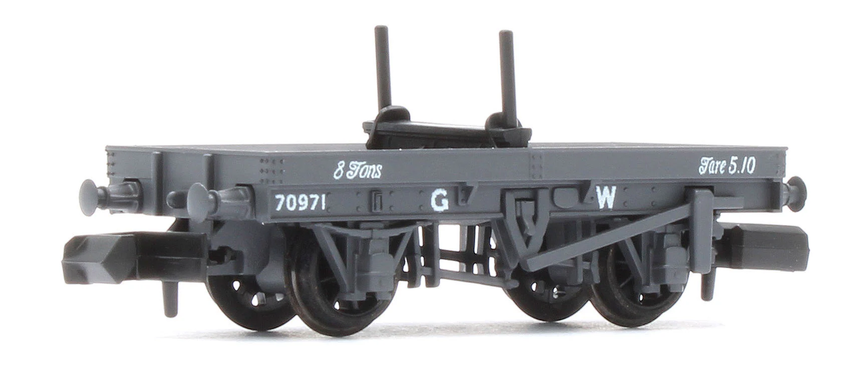 NR1150W 4 Wheel GWR Bolster Wagon Twin Pack - Image 4