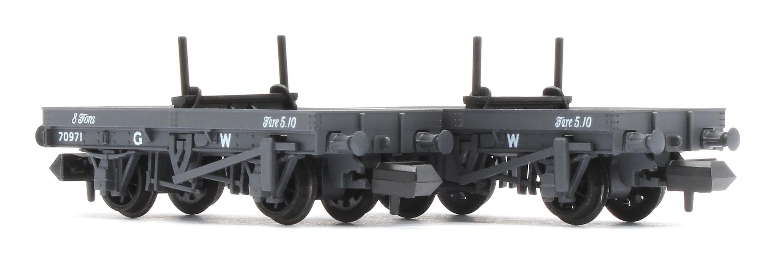 NR1150W 4 Wheel GWR Bolster Wagon Twin Pack - Image 8