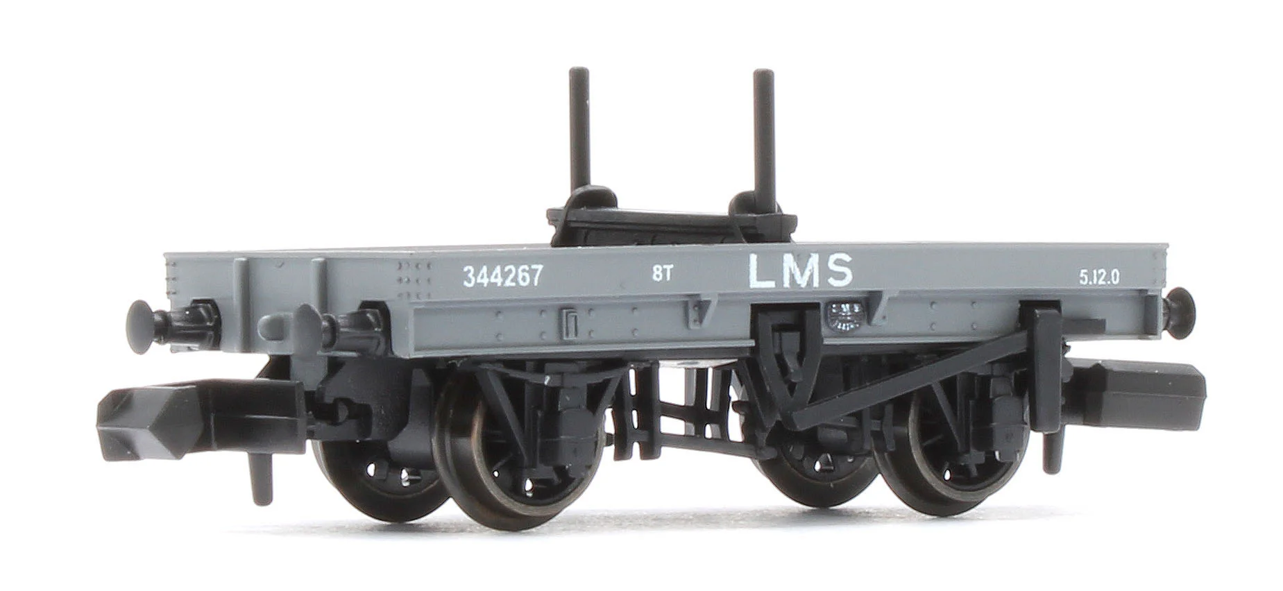NR1153M 4 Wheel LMS Bolster Wagon Twin Pack - Image 2