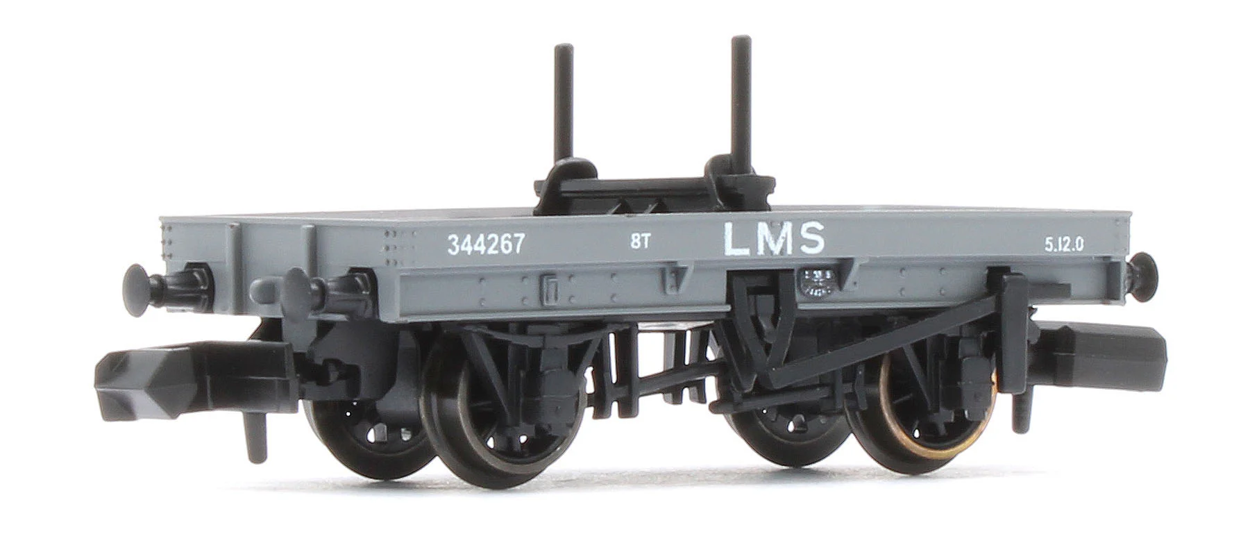 NR1153M 4 Wheel LMS Bolster Wagon Twin Pack - Image 4