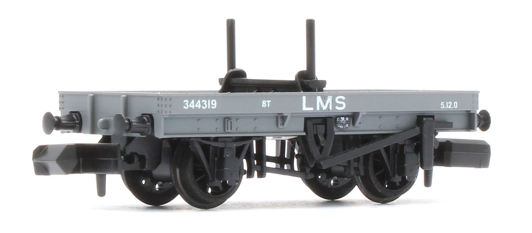 NR1153M 4 Wheel LMS Bolster Wagon Twin Pack - Image 7