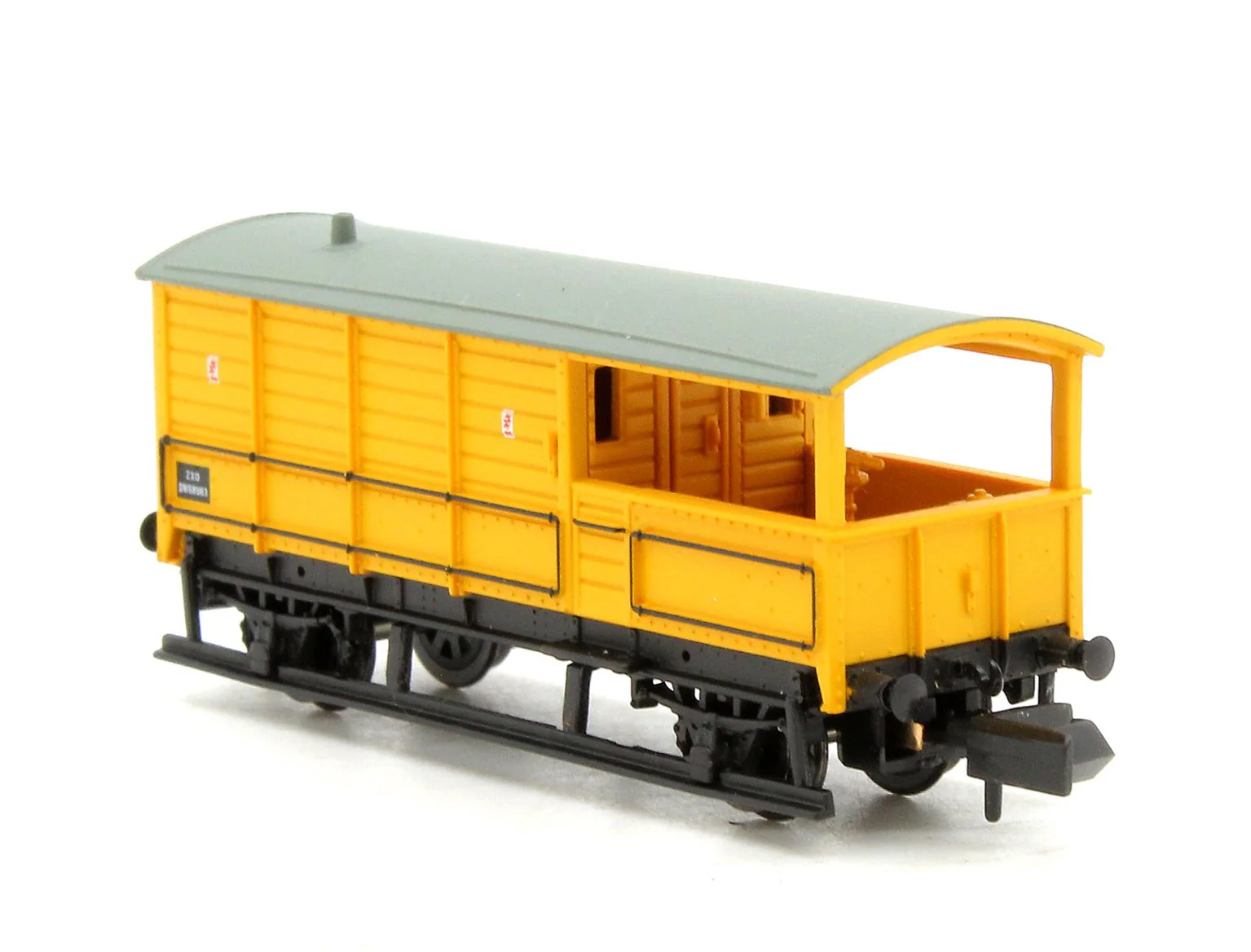 Pre-Owned 20 Ton Toad Brake Van BR Departmental Yellow No.68983 - Image 2