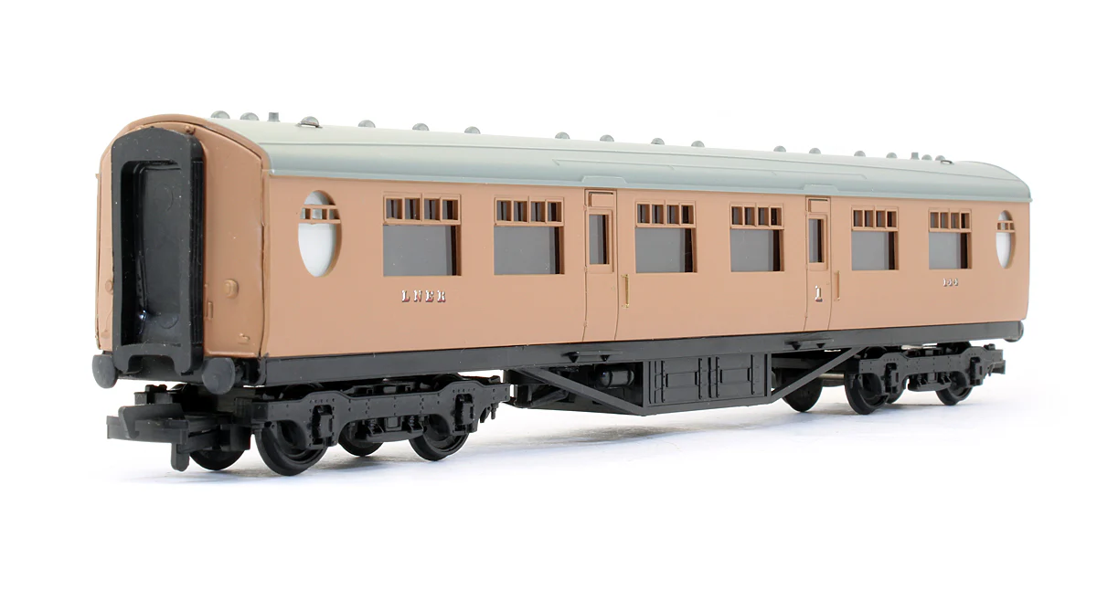 Pre-Owned 59' 6" Thompson Composite Coach LNER Post War Brown '144' - Image 2