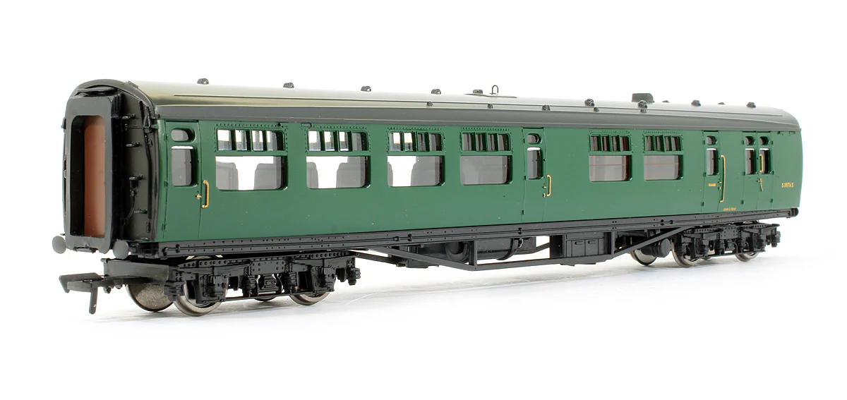 Pre-Owned 34-504B 63ft Bulleid Semi-Open Brake 2nd Coach BR (SR) Green S3976S