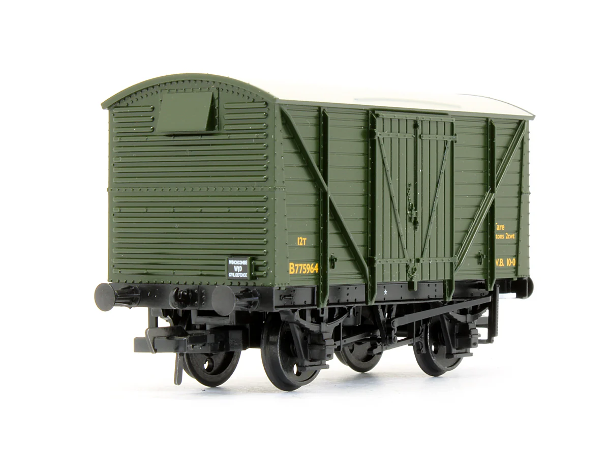 Pre-Owned 37-2024K BR 12Ton Vent Van Corrugated Ends WD Bronze Green - Exclusive Edition