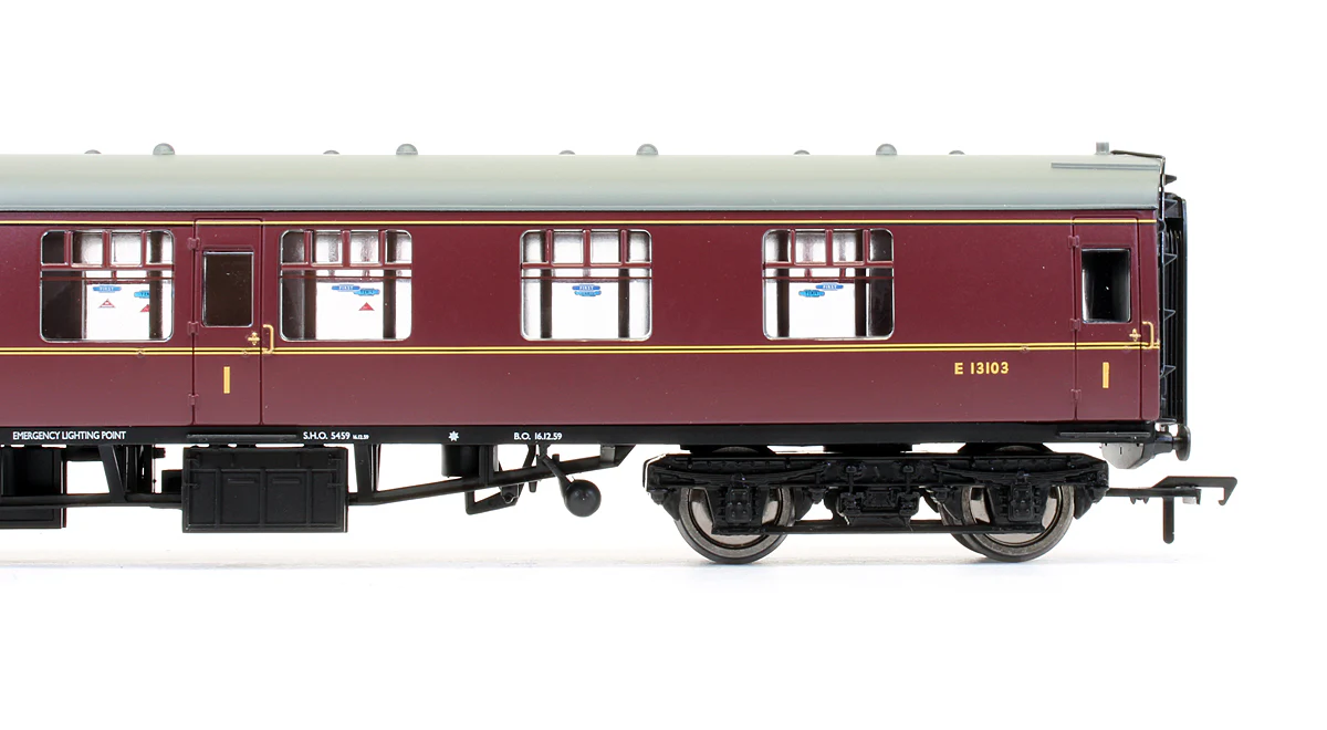 Pre-Owned BR Maroon MK1 Corridor First FK Coach 'E13103' - Image 3