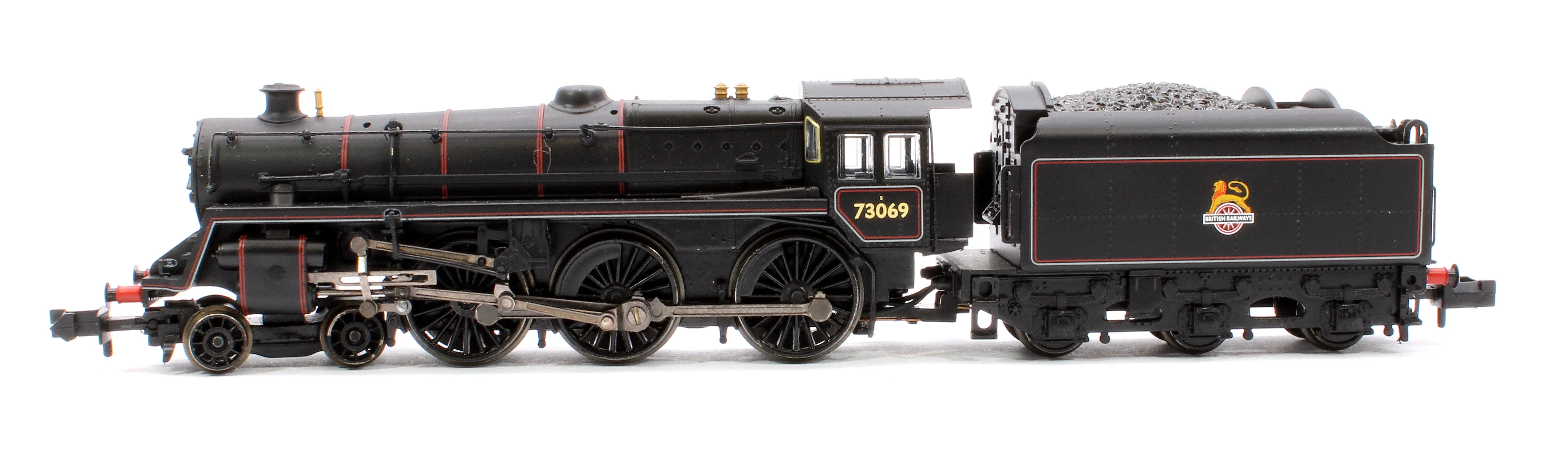 Pre-Owned 372-730ASF BR Standard 5MT with BR1C Tender 73069 BR Lined Black (Early Emblem) Steam Locomotive - Sound Fitted - Image 5