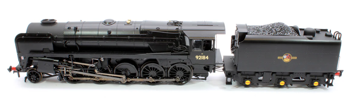Pre-Owned 32-859B BR Standard 9F with BR1F Tender 92184 BR Black Late Crest Steam Locomotive - Image 10