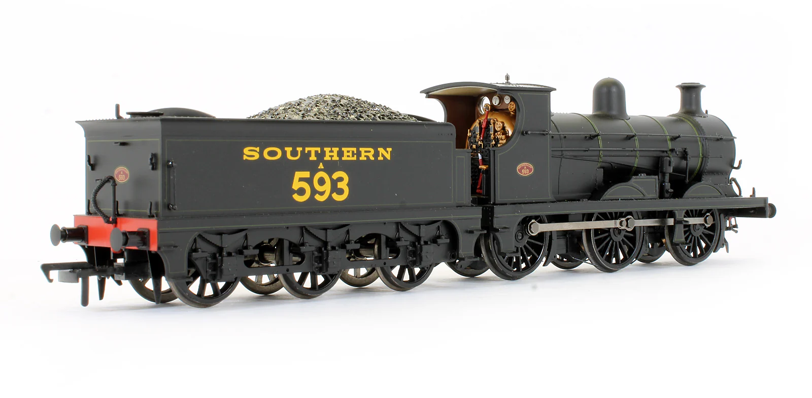 Pre-Owned 31-464 C Class A593 Southern Lined Black Steam Locomotive - Image 2