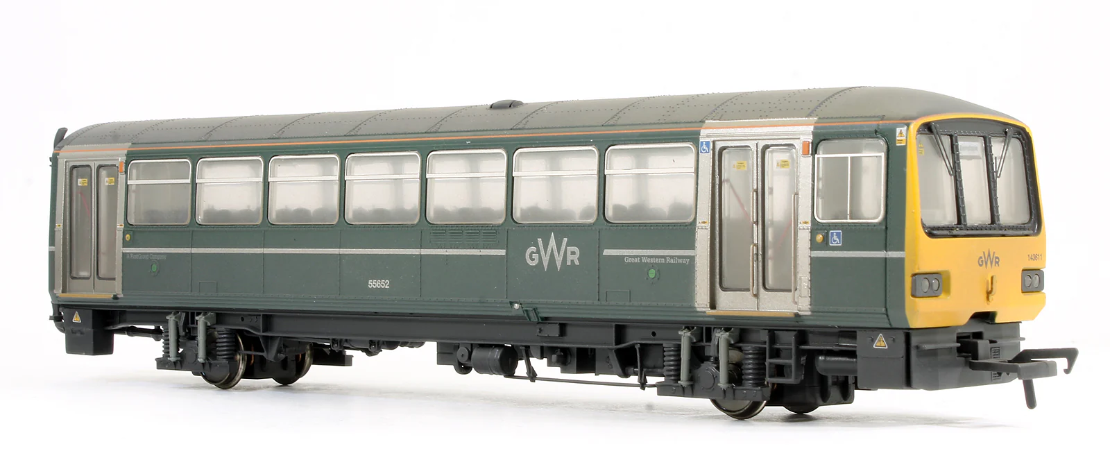 E83027 Pre-Owned Class 143 2-Car DMU 143611 GWR Green (FirstGroup) - Weathered - Image 3
