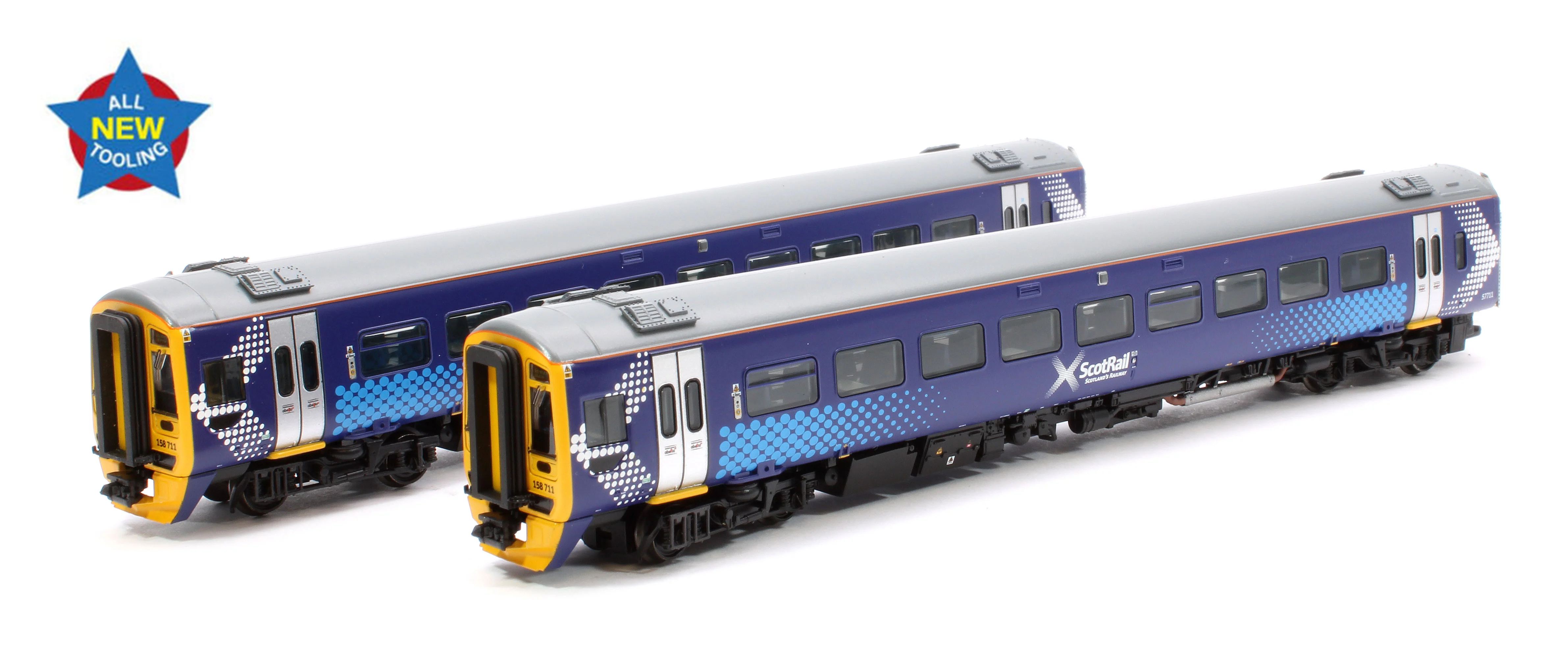 371-851 Class 158 2-Car DMU 158711 ScotRail Saltire