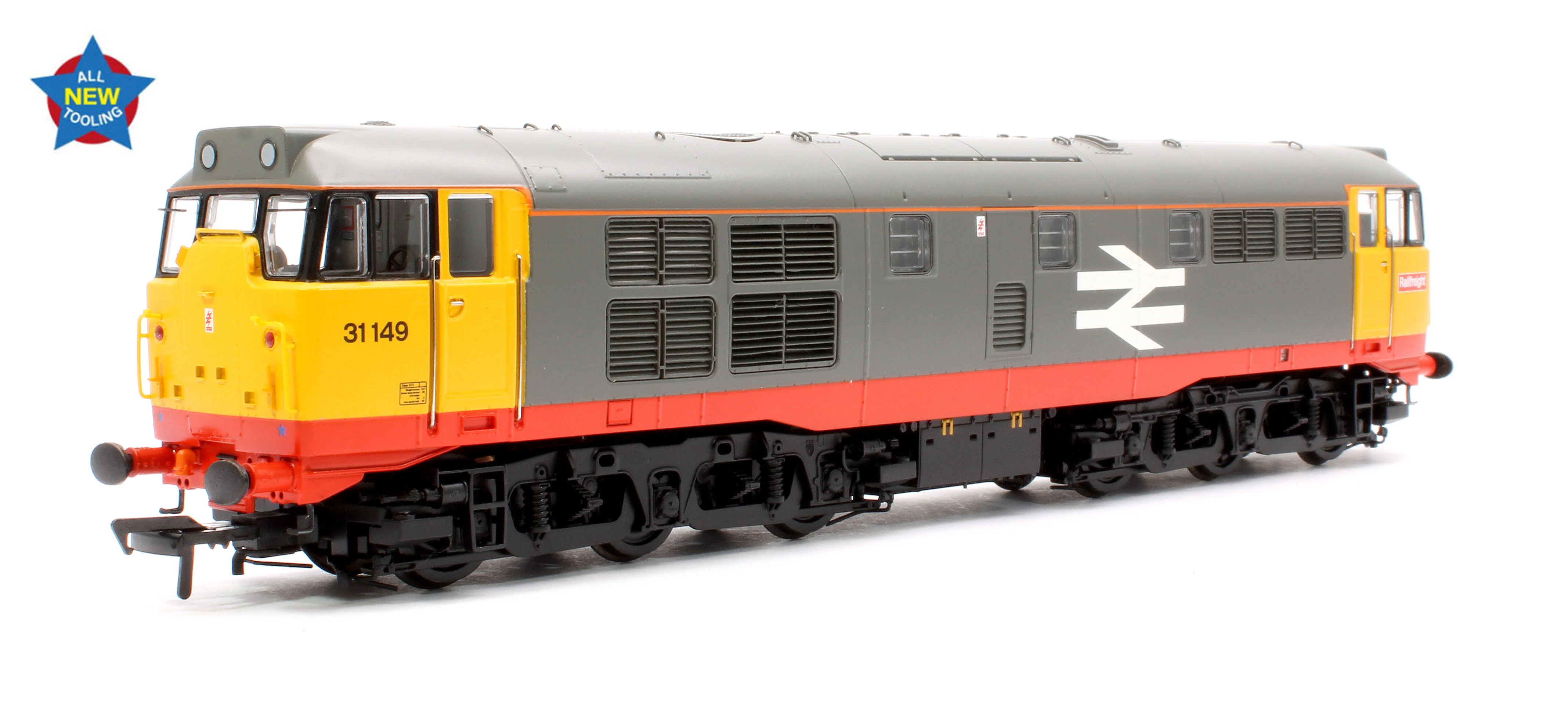 35-821A Class 31/1 Refurbished 31149 BR Railfreight (Red Stripe) Diesel Locomotive