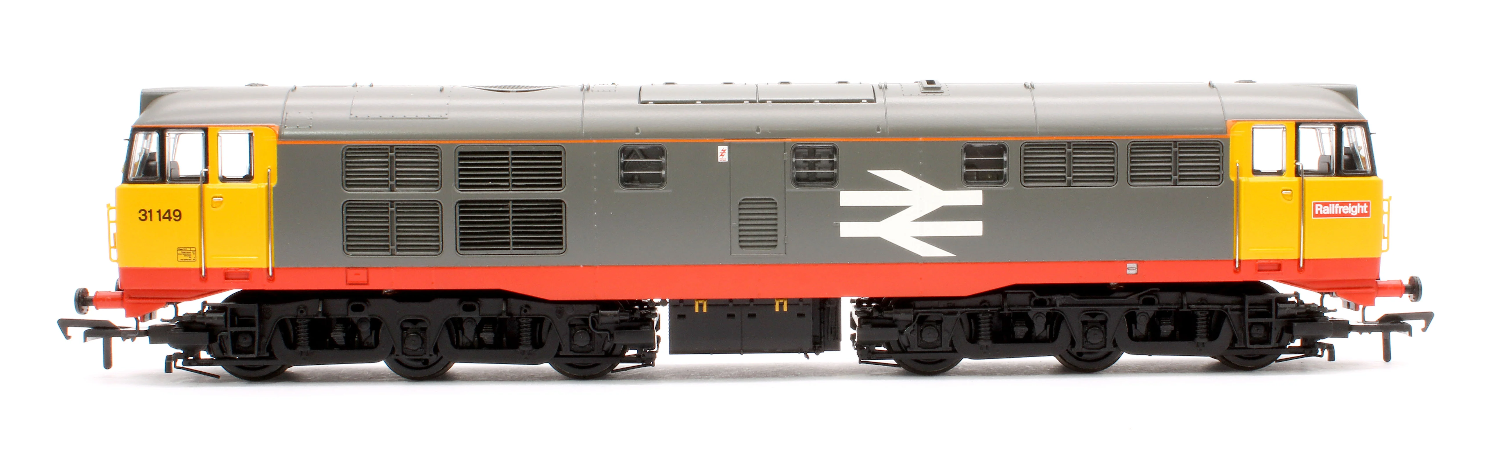35-821A Class 31/1 Refurbished 31149 BR Railfreight (Red Stripe) Diesel Locomotive - Image 6