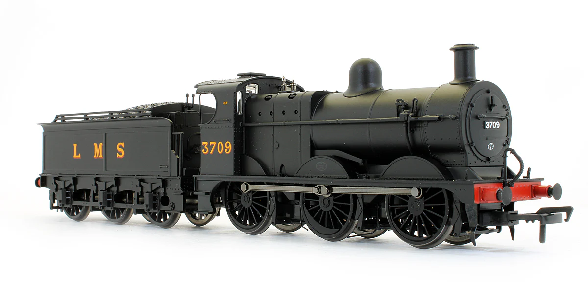 Pre-Owned 31-627A Class 3F 3709 LMS Black Steam Locomotive - Image 2