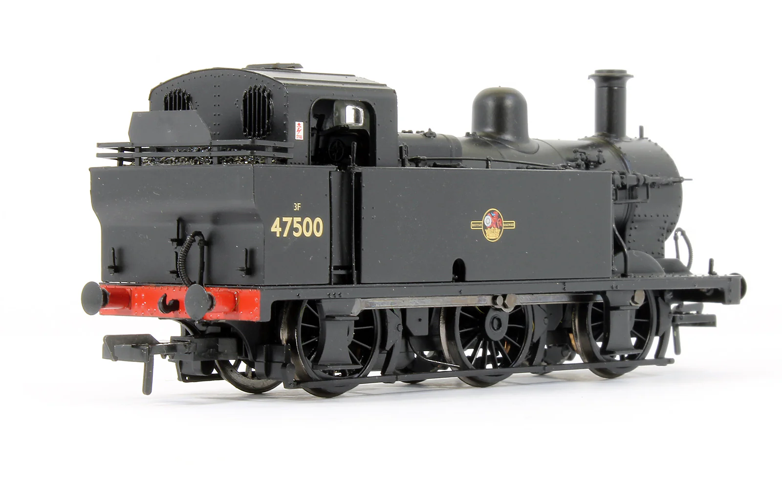 Pre-Owned 32-232 Class 3F Jinty 47500 BR Black Late Crest Steam Locomotive - Image 2