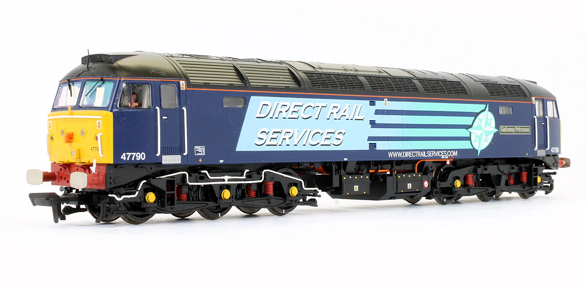 Pre-Owned 35-432SFX Class 47/7 47790 'Galloway Princess' DRS Compass (Original) Diesel Locomotive (Deluxe DCC Sound)