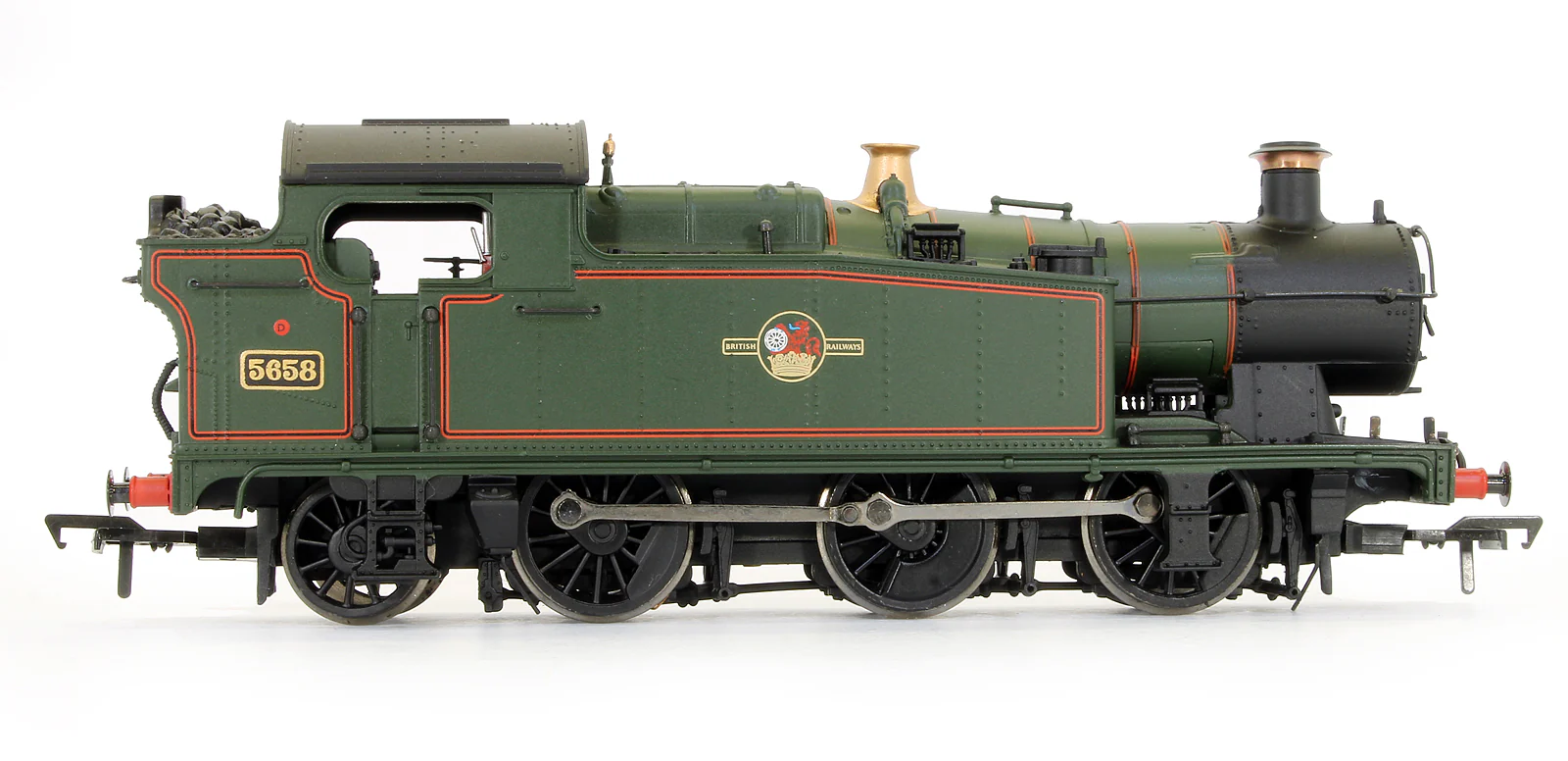 Pre-Owned 32-077 Class 56XX Tank 5658 BR Lined Green Late Crest Steam Locomotive - Image 3