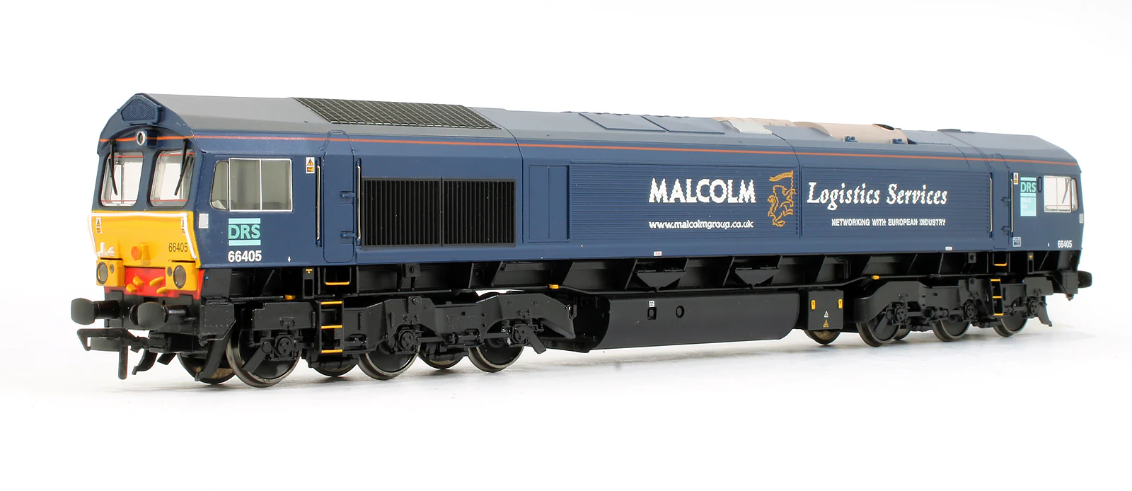 Pre-Owned Class 66405 Blue Malcolm Logistics Services Diesel Locomotive - DCC Fitted