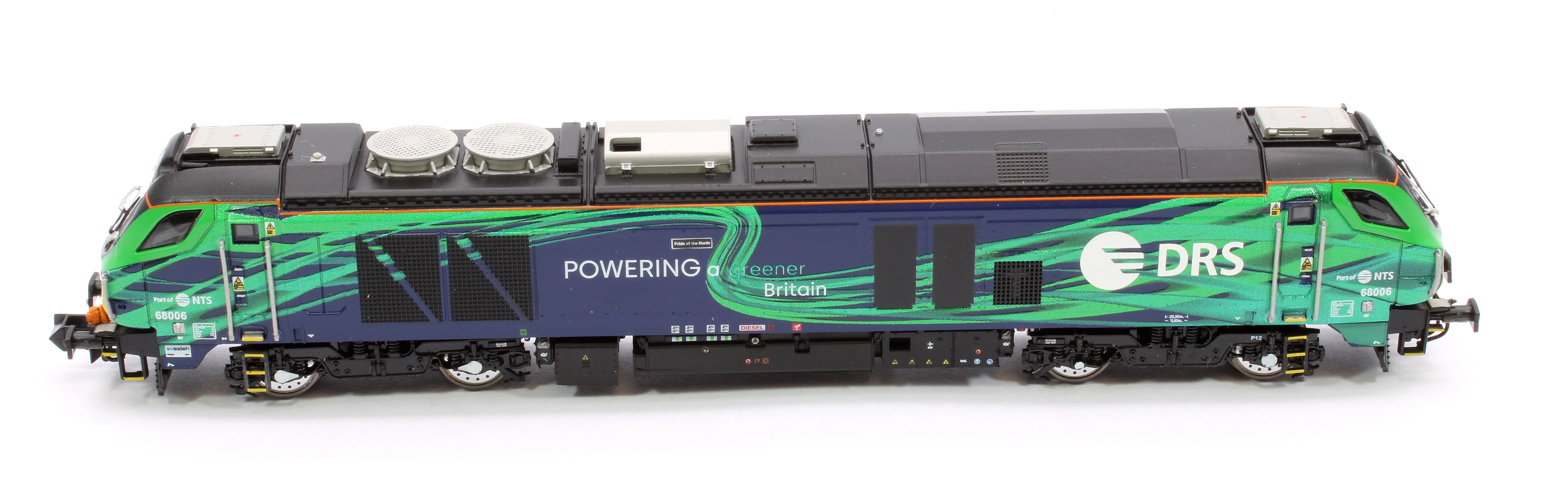Pre-Owned 2D-022-016 Class 68 Pride of the North 68006 New DRS/NTS Green Diesel Locomotive - Image 10