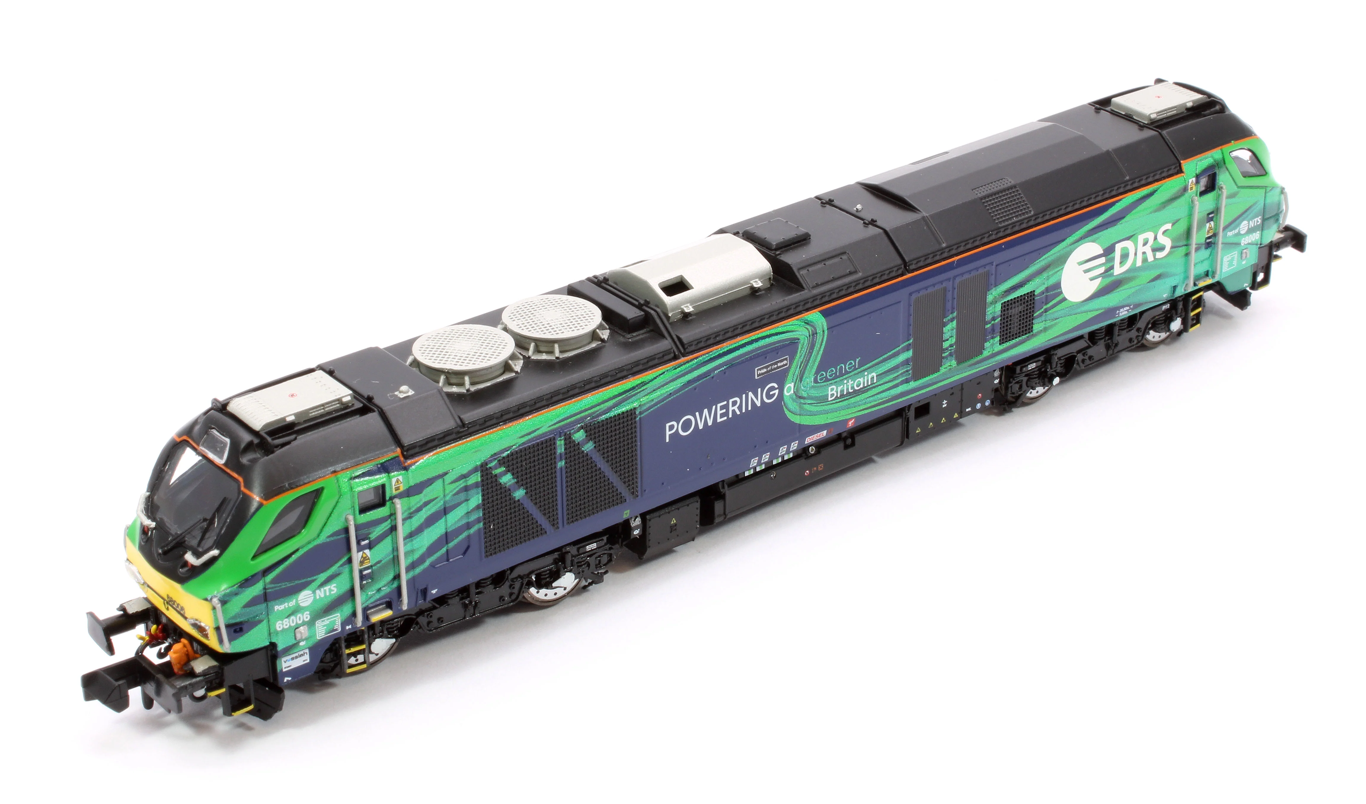 Pre-Owned 2D-022-016 Class 68 Pride of the North 68006 New DRS/NTS Green Diesel Locomotive - Image 12