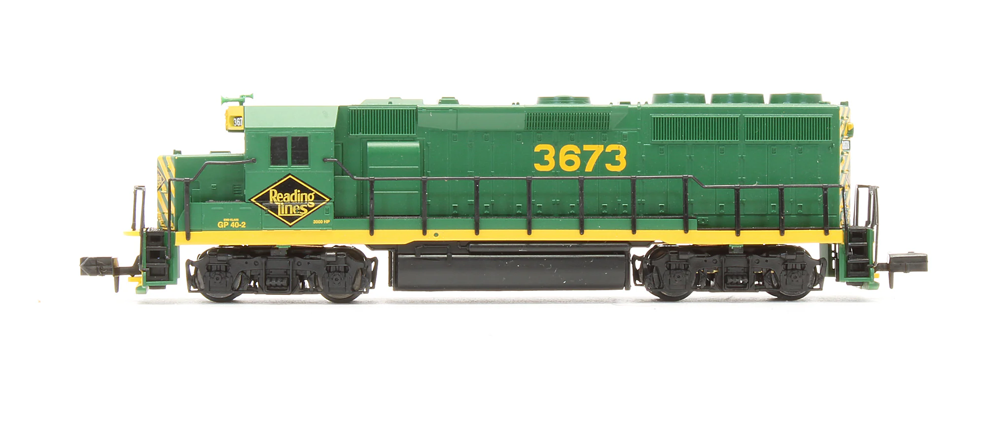 Pre-Owned GP40-2 Diesel Locomotive Reading - Road #3673 - Image 4